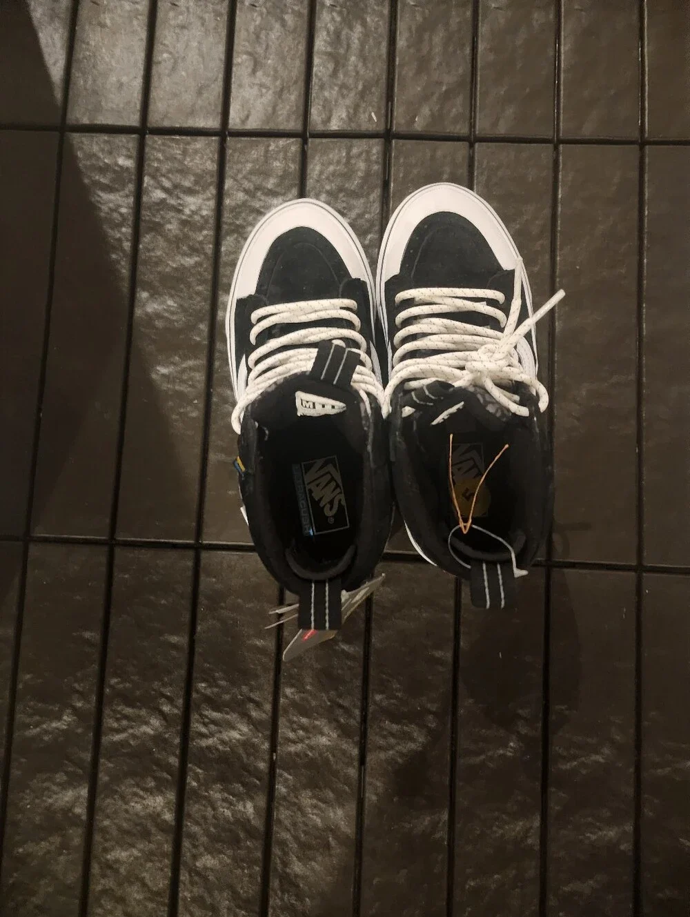 Women's Vans Sk8-Hi MTE-2 Boots - Black/White 'Leopard'